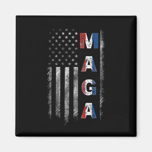 Imán Bandera Estadounidense De Mega Trump 2024
