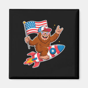 Imán Bandera Estadounidense De Pie Grande Merica