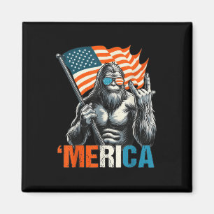 Imán Bandera Estadounidense De Pie Grande Merica