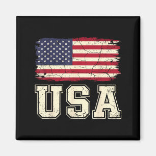 Imán Bandera estadounidense patriótica bandera american