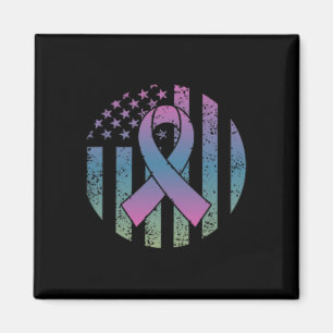 Imán Bandera estadounidense pronostica cáncer de mama m