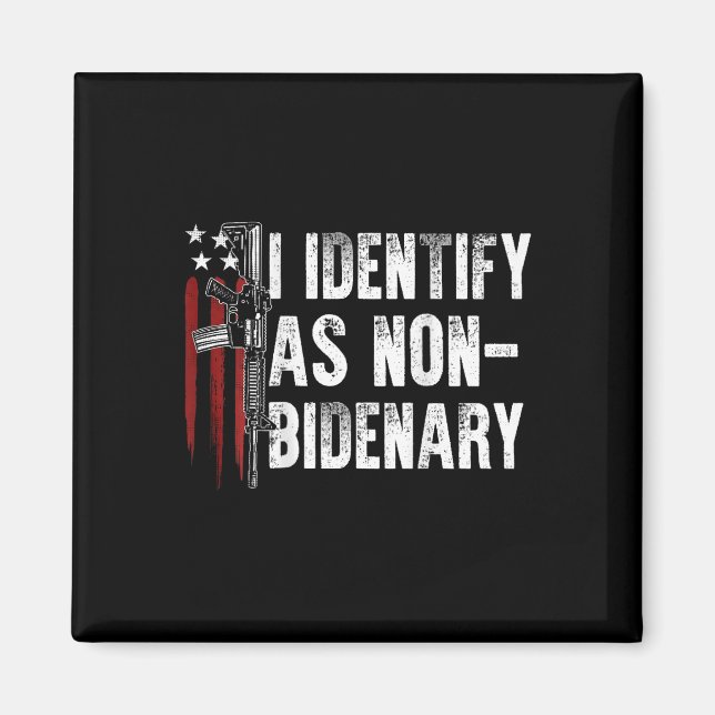 Imán Bandera estadounidense que identifico como no bide (Frente)