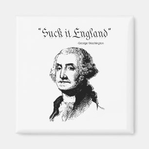 Imán Bandera Estadounidense Suck It England Graciosa De