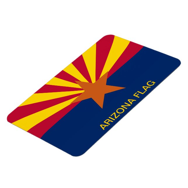 Imán Bandera Estatal de Arizona (Lado Izquierdo)