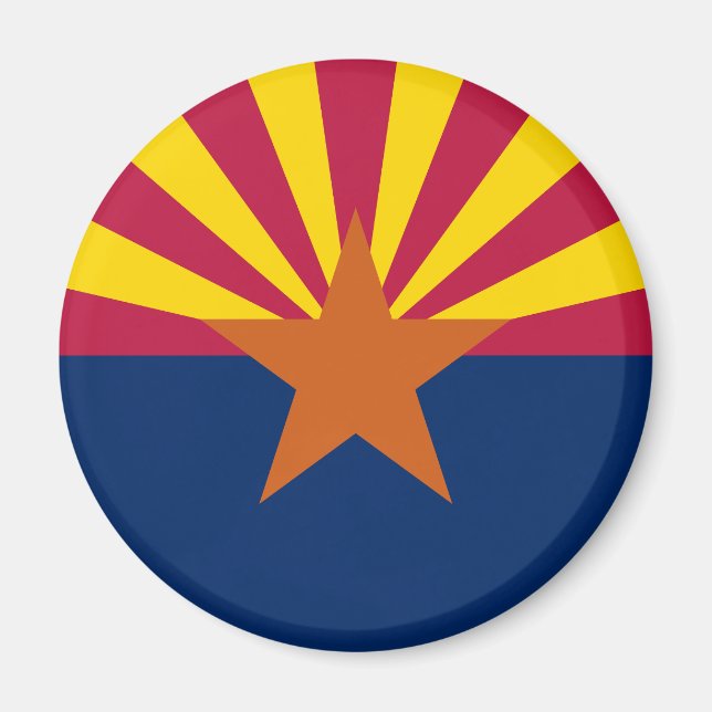 Imán Bandera Estatal de Arizona (Frente)