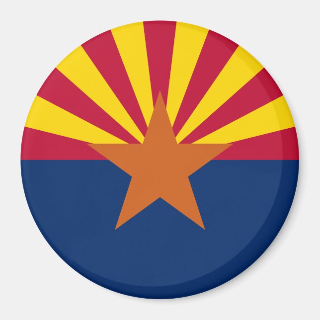 Imán Bandera Estatal de Arizona (Frente)