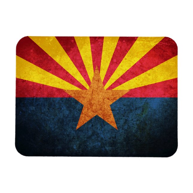 Imán Bandera Estatal de Arizona (Horizontal)