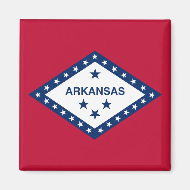 Imán Bandera estatal de Arkansas
