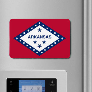 Imán Bandera estatal de Arkansas