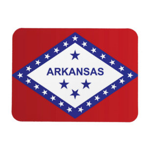 Imán Bandera Estatal de Arkansas, Estados Unidos