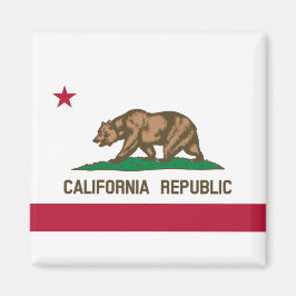 Imán Bandera estatal de California