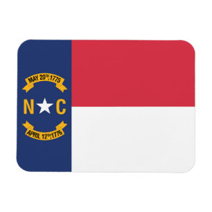 Imán Bandera estatal de Carolina del Norte, Estados Uni
