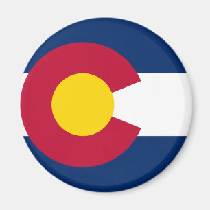Imán Bandera Estatal de Colorado