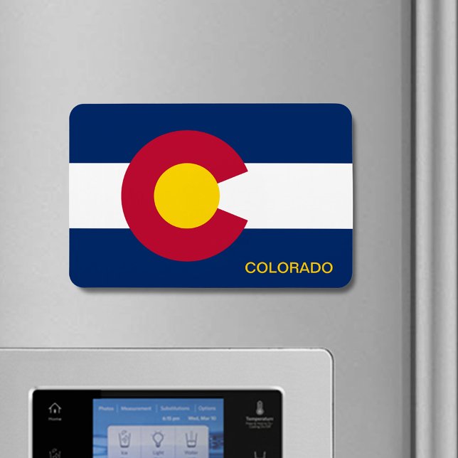 Imán Bandera Estatal de Colorado (Colorado State Flag Magnet)