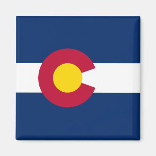 Imán Bandera Estatal de Colorado