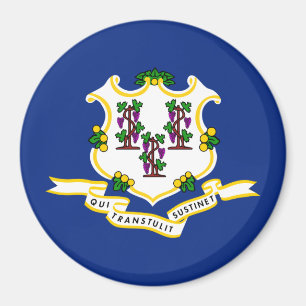 Imán Bandera estatal de Connecticut