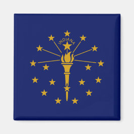 Imán Bandera estatal de Indiana