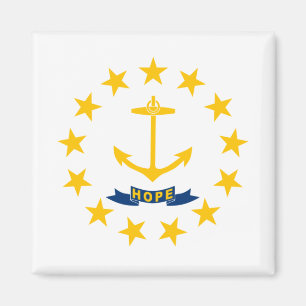 Imán Bandera estatal de la isla de Rhode