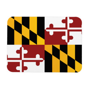 Imán Bandera estatal de Maryland, Estados Unidos