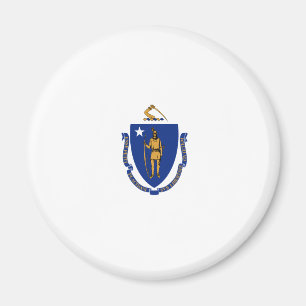 Imán Bandera estatal de Massachusetts