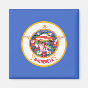 Imán Bandera estatal de Minnesota