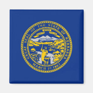 Imán Bandera Estatal de Nebraska