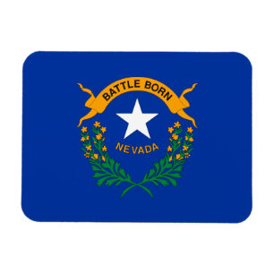 Imán Bandera Estatal de Nevada
