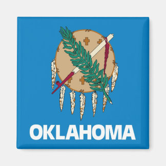 Imán Bandera estatal de Oklahoma