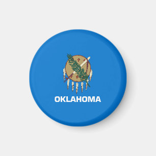 Imán Bandera estatal de Oklahoma