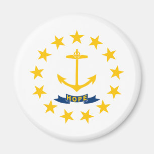 Imán Bandera estatal de Rhode Island