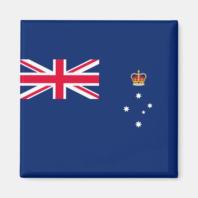 Imán Bandera estatal de Victoria (Australia) (Frente)