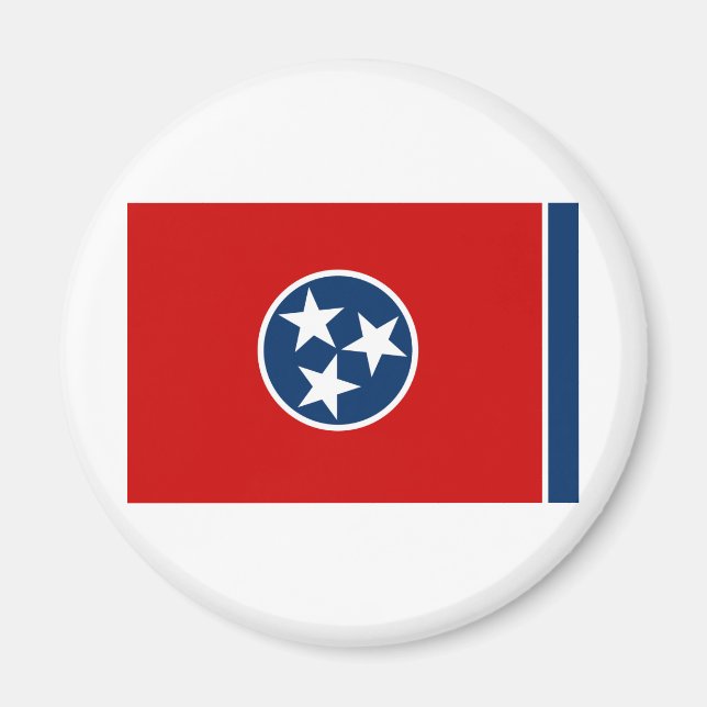 Imán Bandera Estatal Tennessee (Frente)