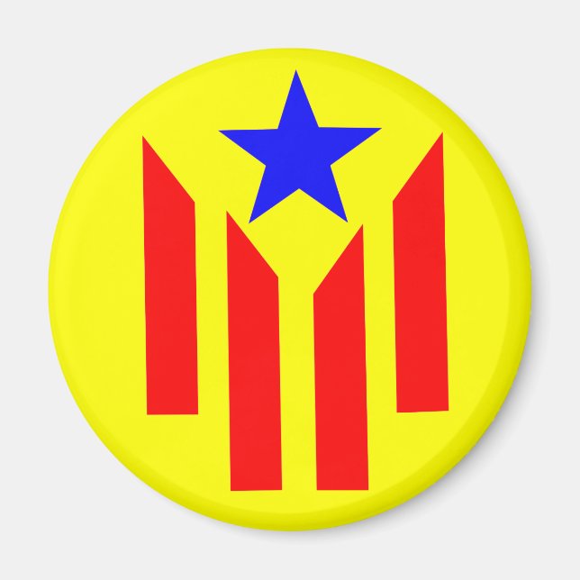 Imán Bandera Estelada Catalana (Frente)