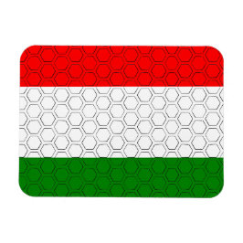 Imán Bandera estilizada de Hungría