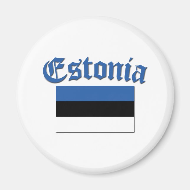 Imán Bandera estonia (Frente)