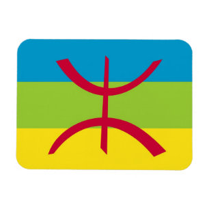 Imán bandera étnica del berber