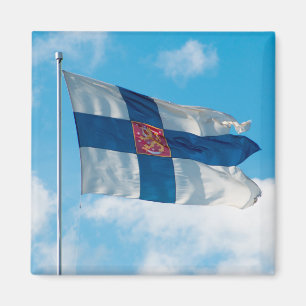 Imán Bandera finlandesa