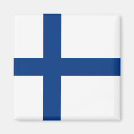 Imán Bandera finlandesa (Finlandia)