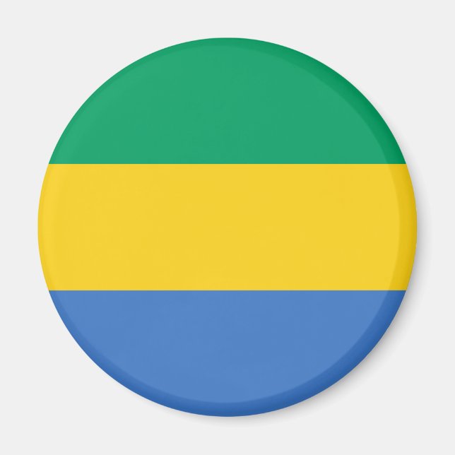 Imán Bandera gabonesa (Gabón) (Frente)