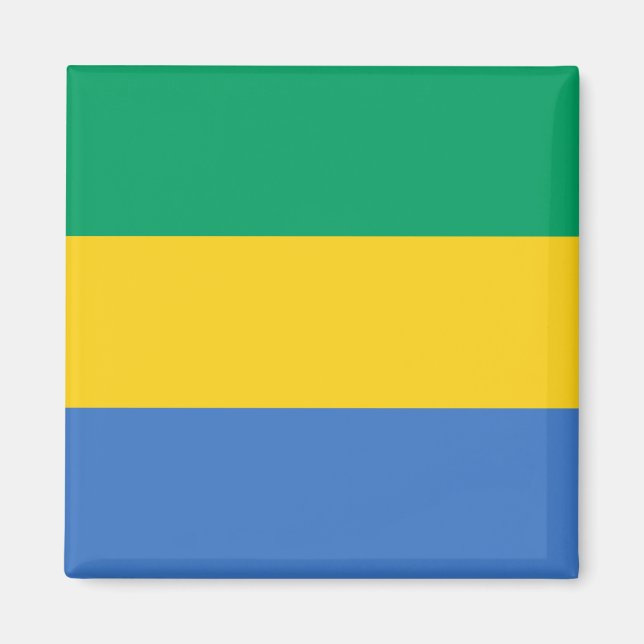 Imán Bandera gabonesa (Gabón) (Frente)