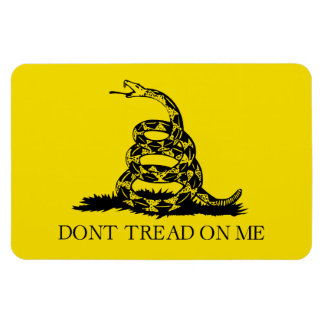 Imán Bandera Gadsden de serpiente de cascabel: Lucha, R