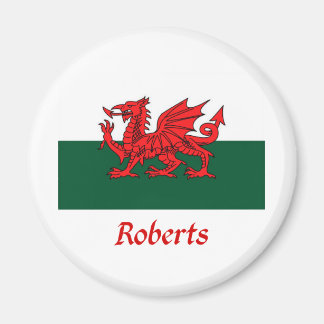 Imán Bandera galesa de Roberts