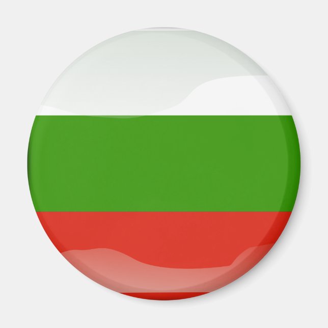 Imán Bandera glamurosa de Bulgaria (Frente)