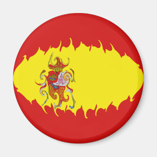 Imán Bandera Gnarly de España