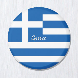 Imán Bandera griega imán, viajes, vacaciones Grecia