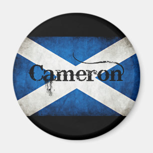 Imán bandera grunge de Cameron