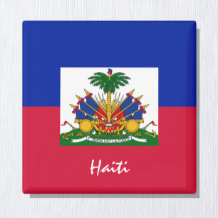 Imán Bandera haitiana y Haití - hinchas de feriados/dep