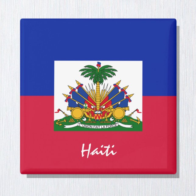 Imán Bandera haitiana y Haití - hinchas de feriados/dep (Subido por el creador)
