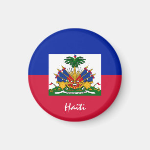 Imán Bandera haitiana y Haití - viajes, vacaciones/depo