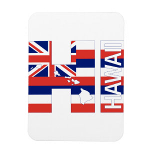 Imán Bandera hawaiana de las Islas Hawai